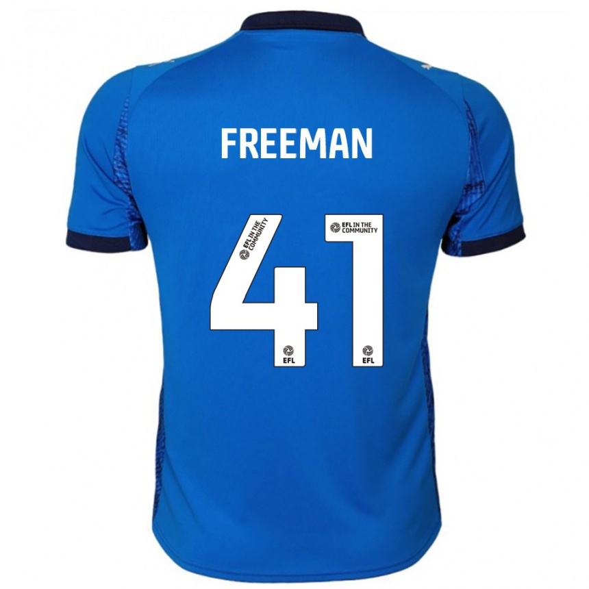 נשים כדורגל Noah Freeman #41 כחול לבן ג'רזי ביתית 2025/26