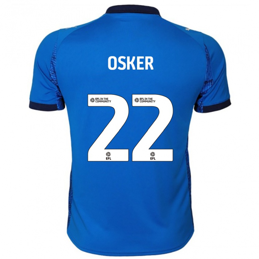 נשים כדורגל Edyn Osker #22 כחול לבן ג'רזי ביתית 2025/26