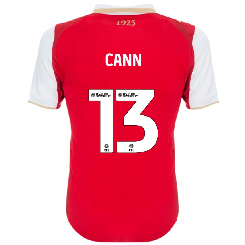 נשים כדורגל טד קאן #13 אדום לבן ג'רזי ביתית 2025/26