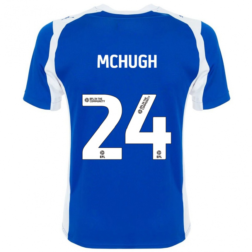 נשים כדורגל הארי מקיו #24 כחול לבן ג'רזי ביתית 2025/26