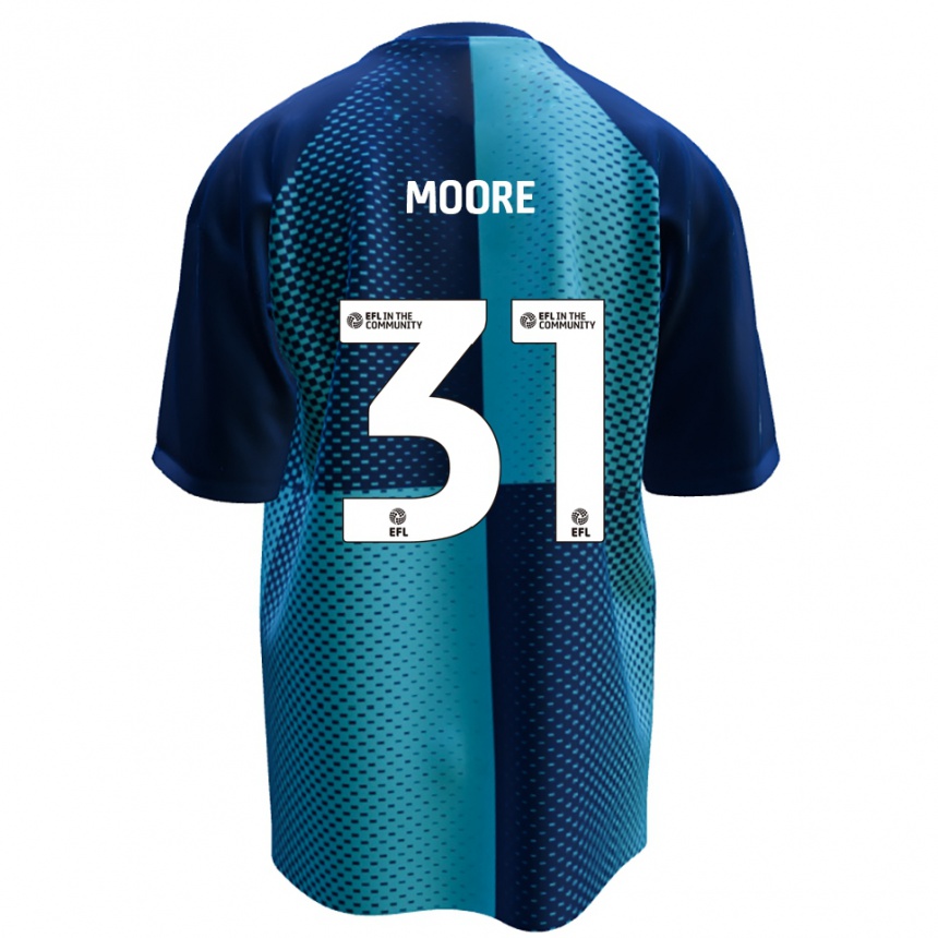 נשים כדורגל Stuart Moore #31 כחול תכלת ג'רזי ביתית 2025/26