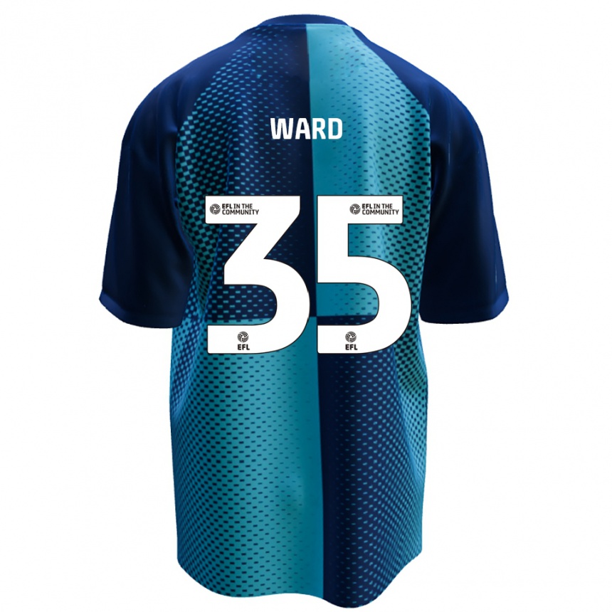 נשים כדורגל כריסטי וורד #35 כחול תכלת ג'רזי ביתית 2025/26