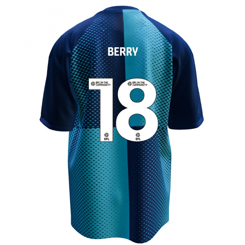 נשים כדורגל James Berry #18 כחול תכלת ג'רזי ביתית 2025/26