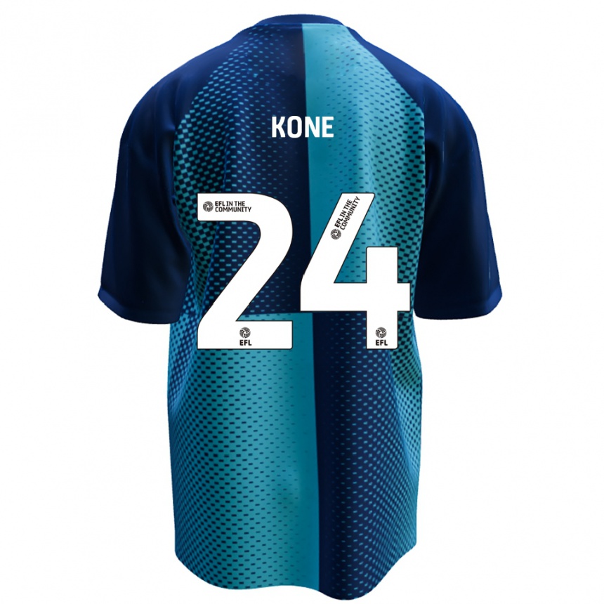 נשים כדורגל ריצ׳רד קונה #24 כחול תכלת ג'רזי ביתית 2025/26