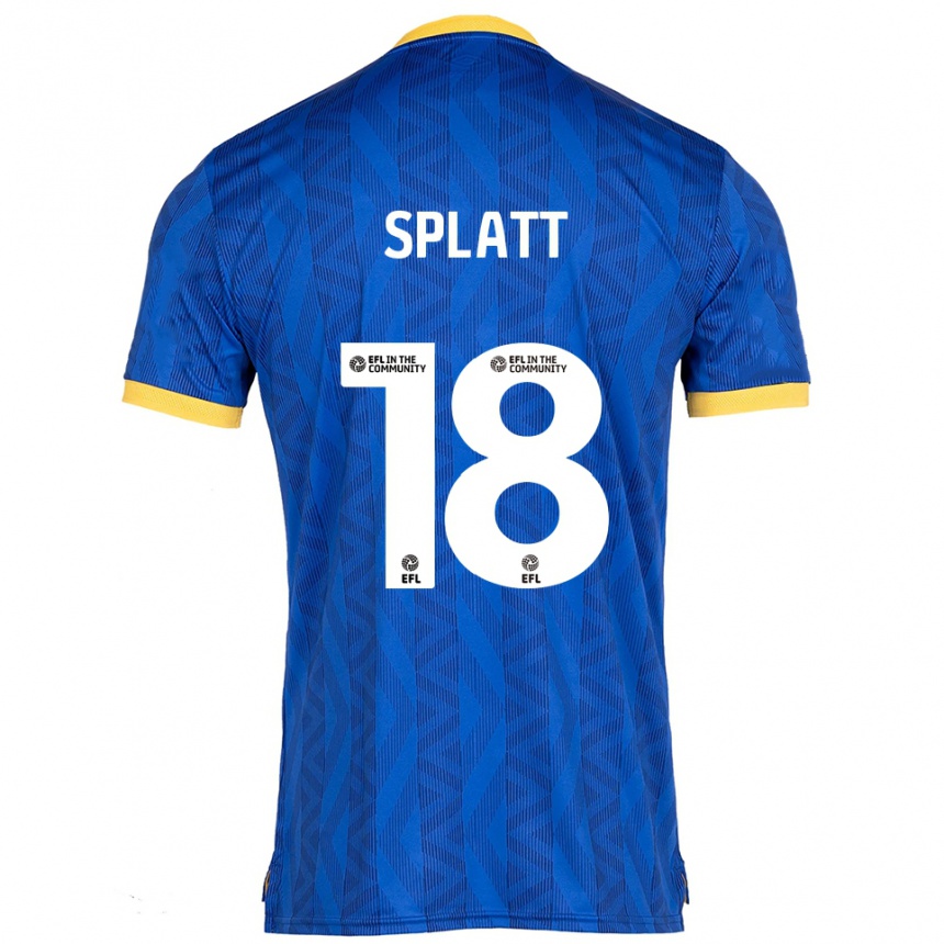 נשים כדורגל דלאנו מקוי-ספלאט #18 כחול נייבי צהוב ג'רזי ביתית 2025/26