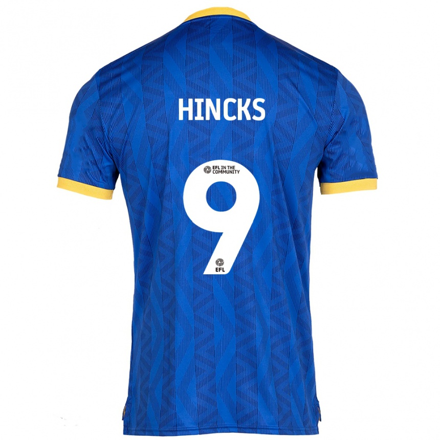 נשים כדורגל אשלי הינקס #9 כחול נייבי צהוב ג'רזי ביתית 2025/26