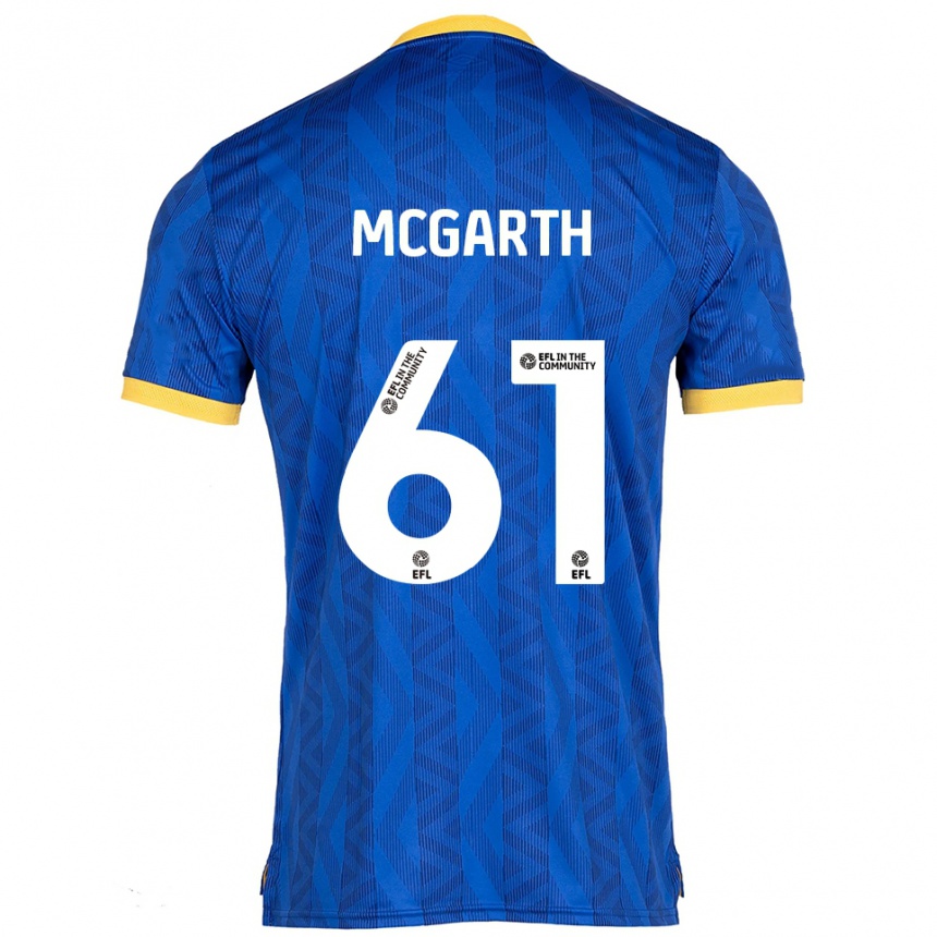 נשים כדורגל Ethan Mcgarth #61 כחול נייבי צהוב ג'רזי ביתית 2025/26
