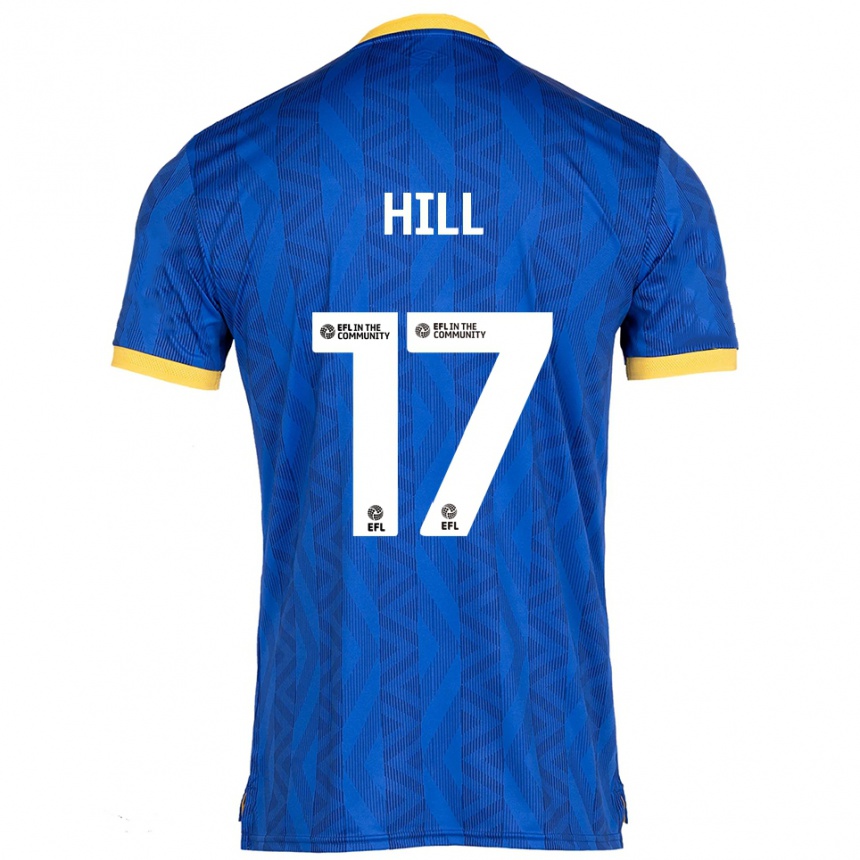 נשים כדורגל Anisha Hill #17 כחול נייבי צהוב ג'רזי ביתית 2025/26