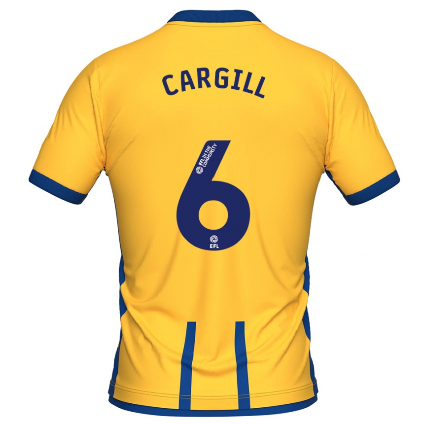 נשים כדורגל ביילי קרגיל #6 צהוב כחול ג'רזי ביתית 2025/26