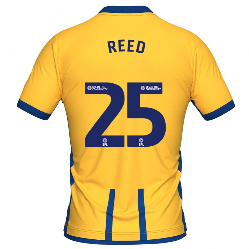 נשים כדורגל Louis Reed #25 צהוב כחול ג'רזי ביתית 2025/26