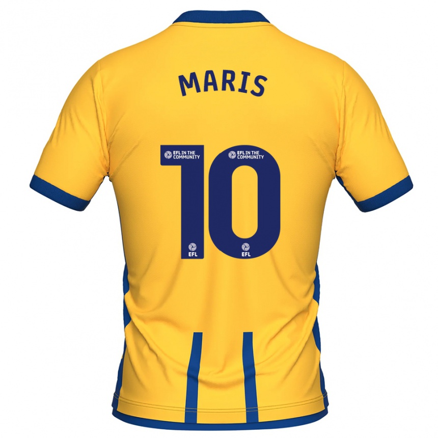 נשים כדורגל George Maris #10 צהוב כחול ג'רזי ביתית 2025/26
