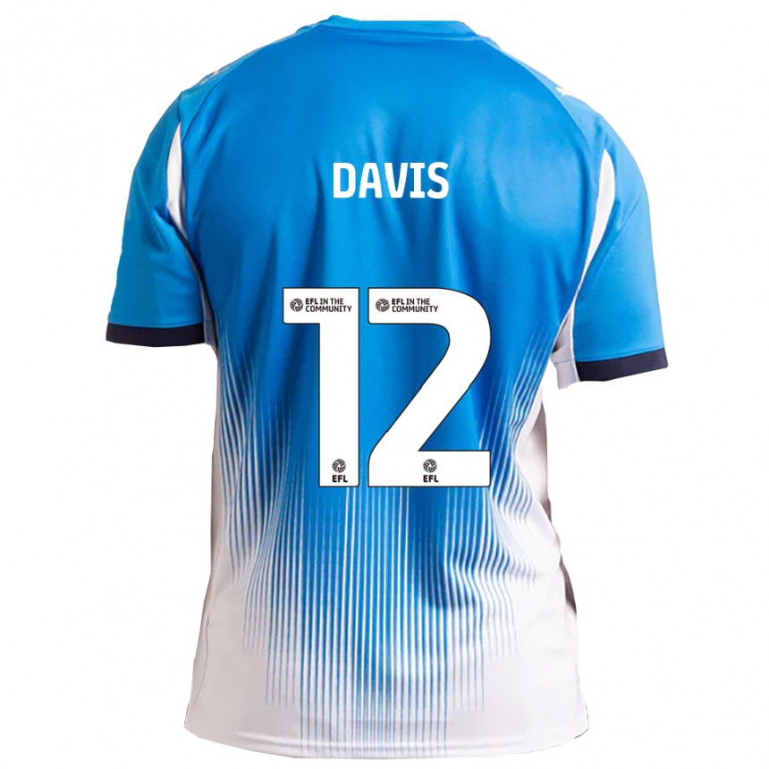 נשים כדורגל Archie Davis #12 כחול לבן ג'רזי ביתית 2025/26