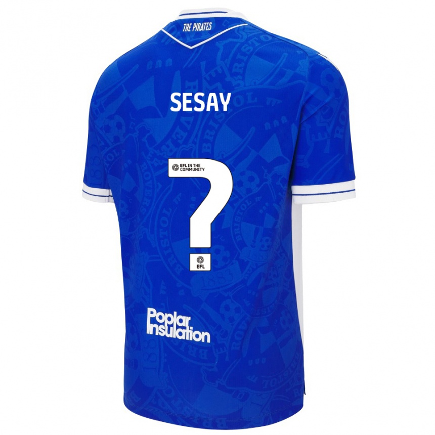 נשים כדורגל מאליק ססאי #0 כחול לבן ג'רזי ביתית 2025/26 נשים כדורגל מאליק ססאי #0 כחול לבן ג'רזי ביתית 2025/26