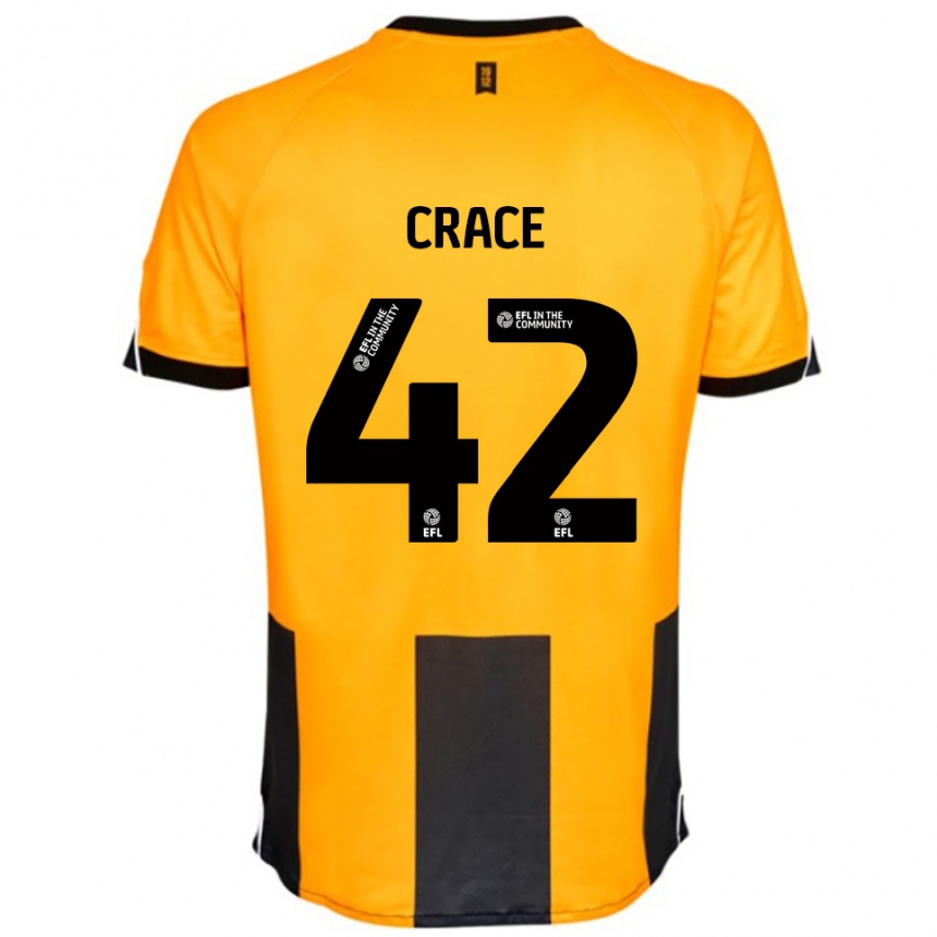 נשים כדורגל Dempsey Crace #42 כתום שחור ג'רזי ביתית 2025/26