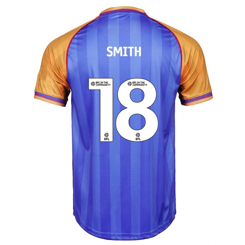 נשים כדורגל Katy Smith #18 כחול כתום ג'רזי ביתית 2025/26