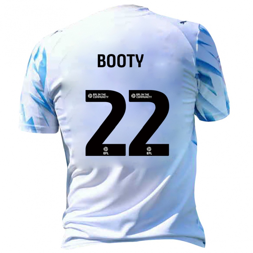 נשים כדורגל Regan Booty #22 לבן תכלת ג'רזי ביתית 2025/26