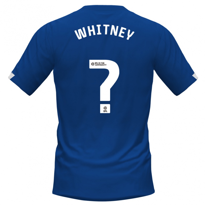 נשים כדורגל Alex Whitney #0 כחול לבן ג'רזי ביתית 2025/26