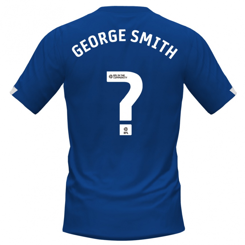 נשים כדורגל George Smith #0 כחול לבן ג'רזי ביתית 2025/26