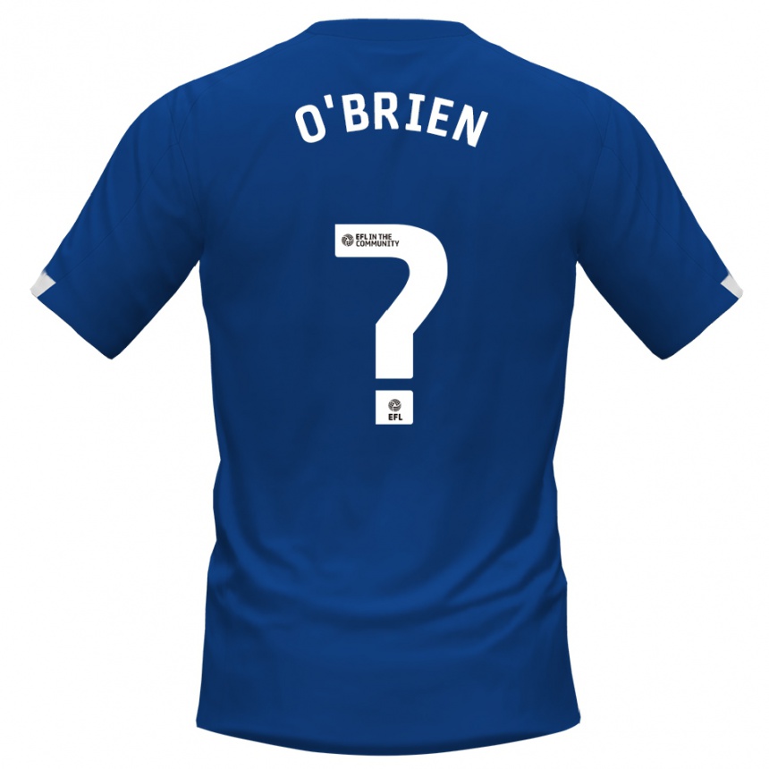 נשים כדורגל Steph O'brien #0 כחול לבן ג'רזי ביתית 2025/26