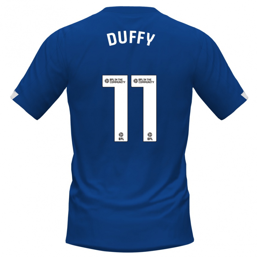 נשים כדורגל דילן דאפי #11 כחול לבן ג'רזי ביתית 2025/26