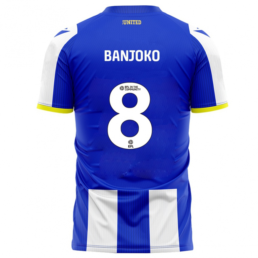 נשים כדורגל Daniel Banjoko #8 כחול לבן ג'רזי ביתית 2025/26