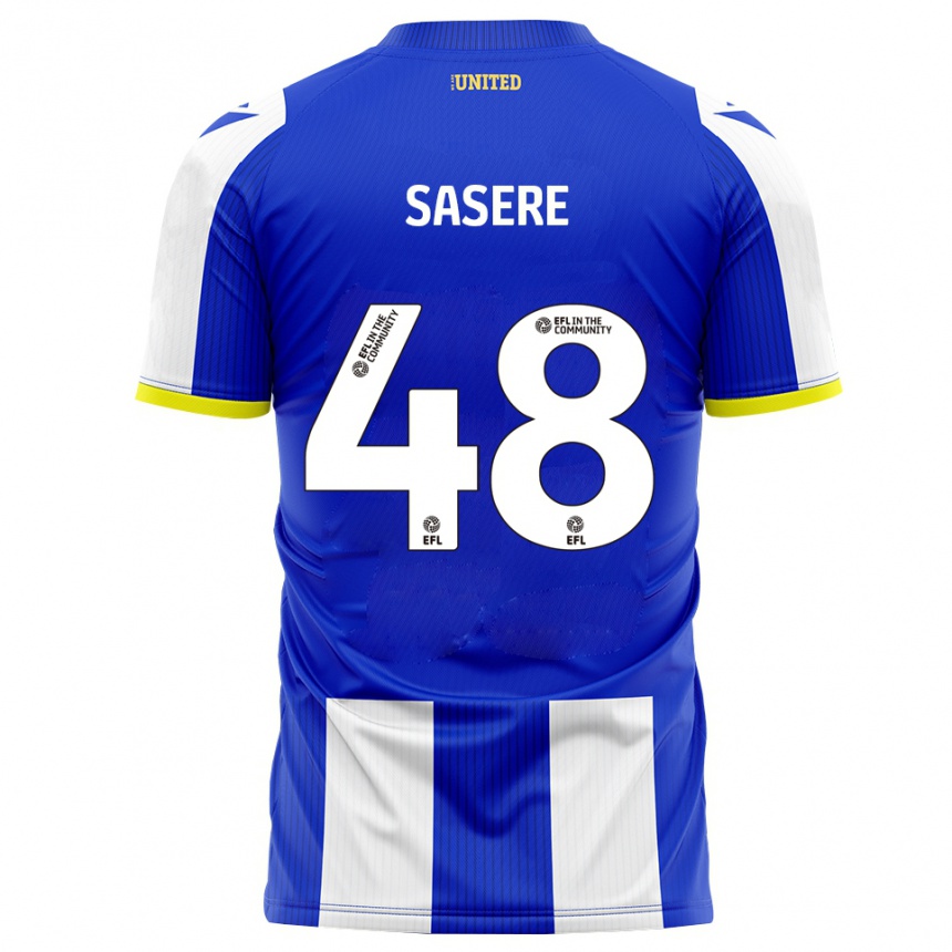נשים כדורגל ג׳יימס ססר #48 כחול לבן ג'רזי ביתית 2025/26