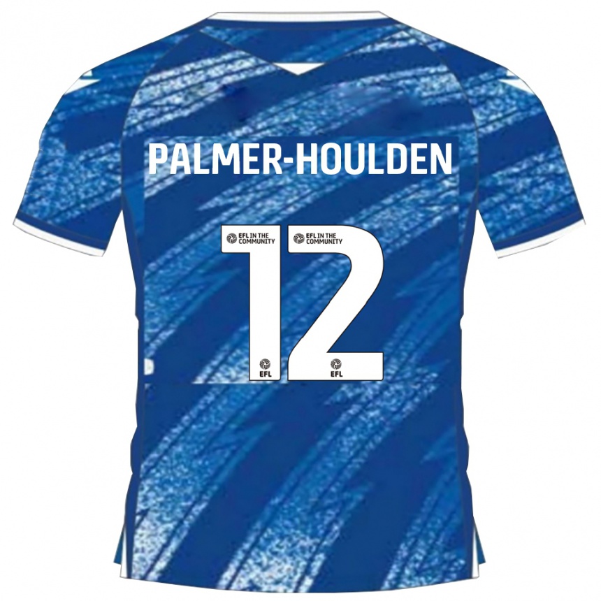 נשים כדורגל סב פאלמר-הולדן #12 כחול לבן ג'רזי ביתית 2025/26