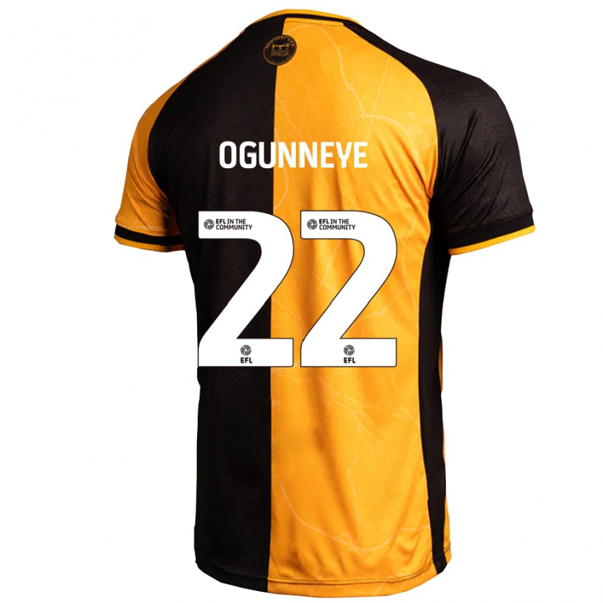 נשים כדורגל חביב אוגונייה #22 צהוב שחור ג'רזי ביתית 2025/26