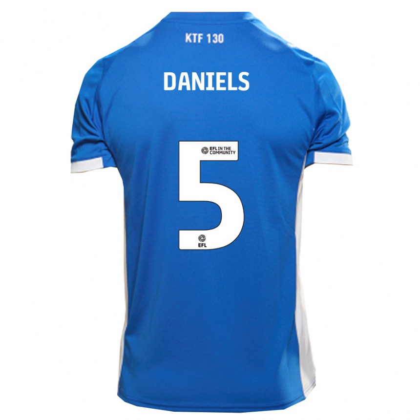נשים כדורגל דונרבון דניאלס #5 כחול לבן ג'רזי ביתית 2025/26