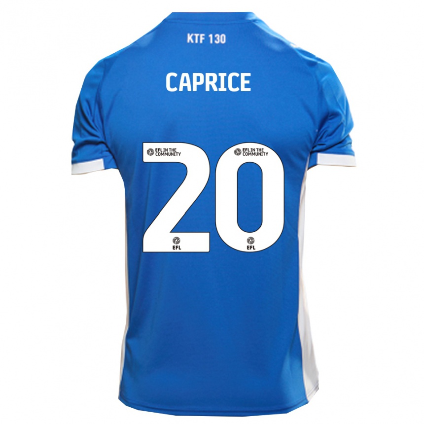 נשים כדורגל ג'ייק קאפריס #20 כחול לבן ג'רזי ביתית 2025/26