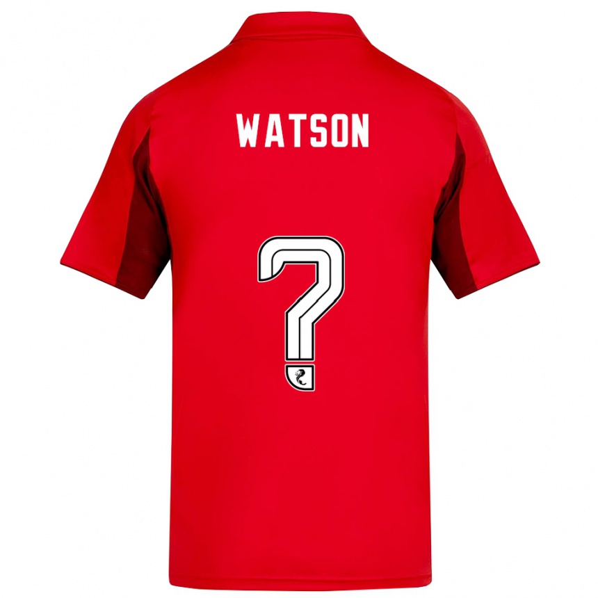 נשים כדורגל וגם ווטסון #0 אדום בורדו ג'רזי ביתית 2025/26