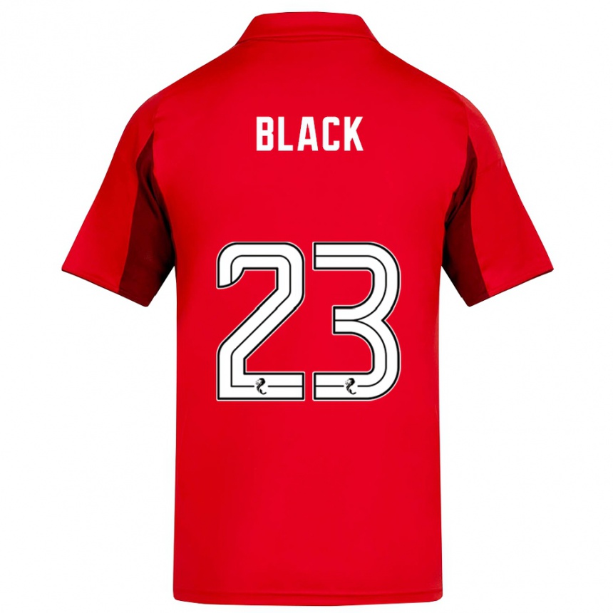 נשים כדורגל Aimee Black #23 אדום בורדו ג'רזי ביתית 2025/26