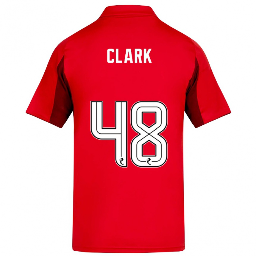 נשים כדורגל אליס קלארק #48 אדום בורדו ג'רזי ביתית 2025/26