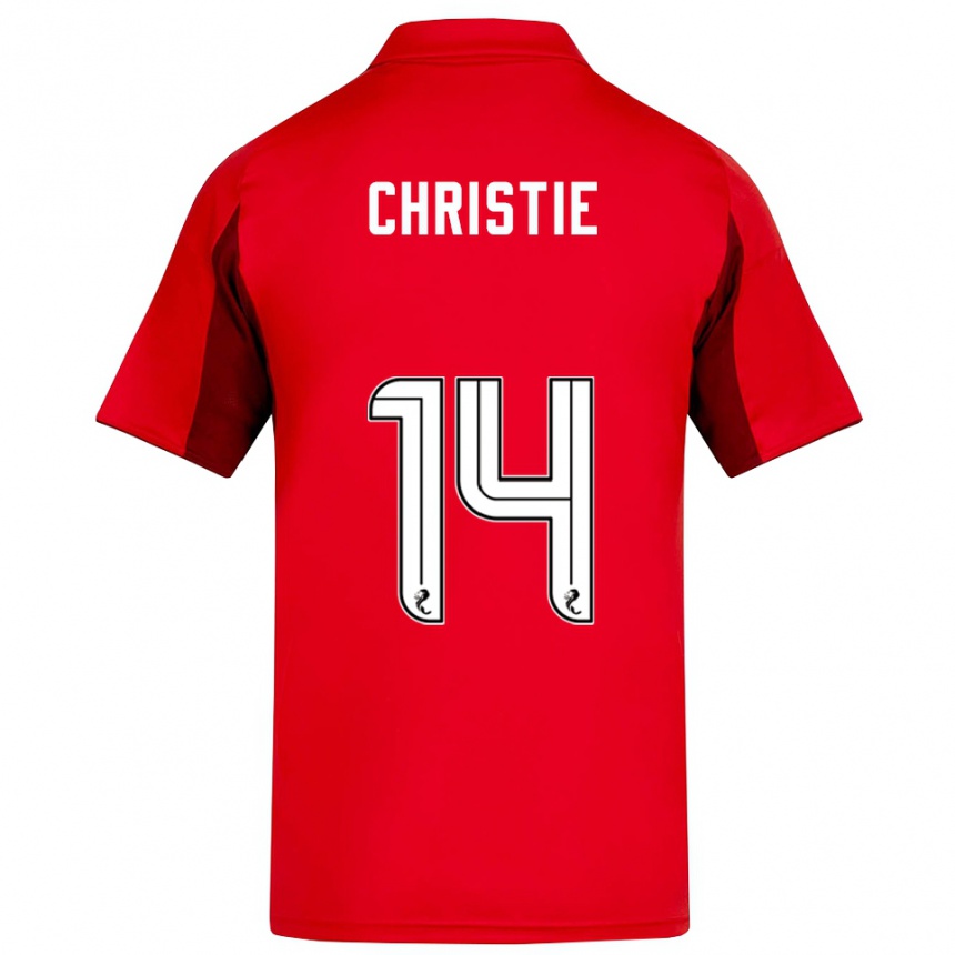 נשים כדורגל מייה כריסטי #14 אדום בורדו ג'רזי ביתית 2025/26