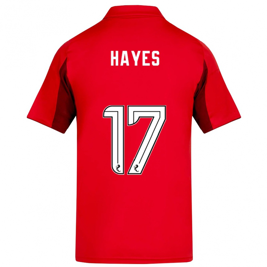 נשים כדורגל ג'וני הייס #17 אדום בורדו ג'רזי ביתית 2025/26