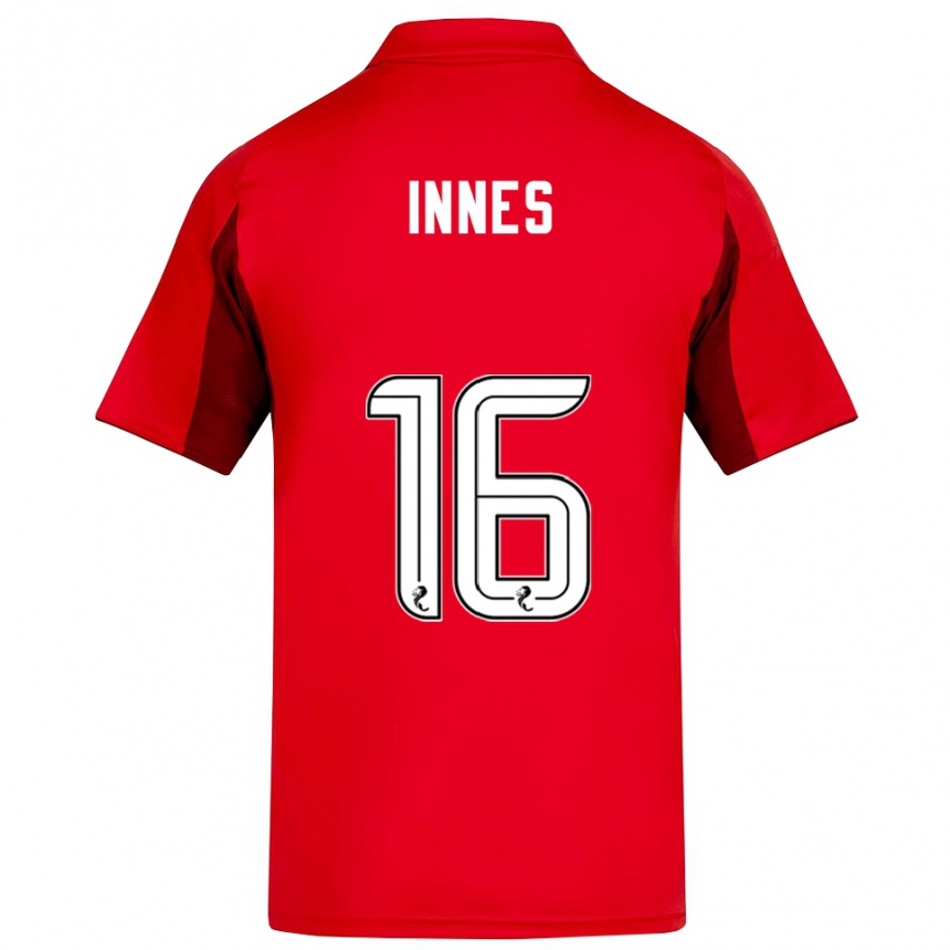 נשים כדורגל חנה אינס #16 אדום בורדו ג'רזי ביתית 2025/26 נשים כדורגל חנה אינס #16 אדום בורדו ג'רזי ביתית 2025/26