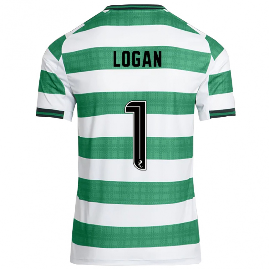 נשים כדורגל קלואי טגארט לוגן #1 ירוק לבן ג'רזי ביתית 2025/26