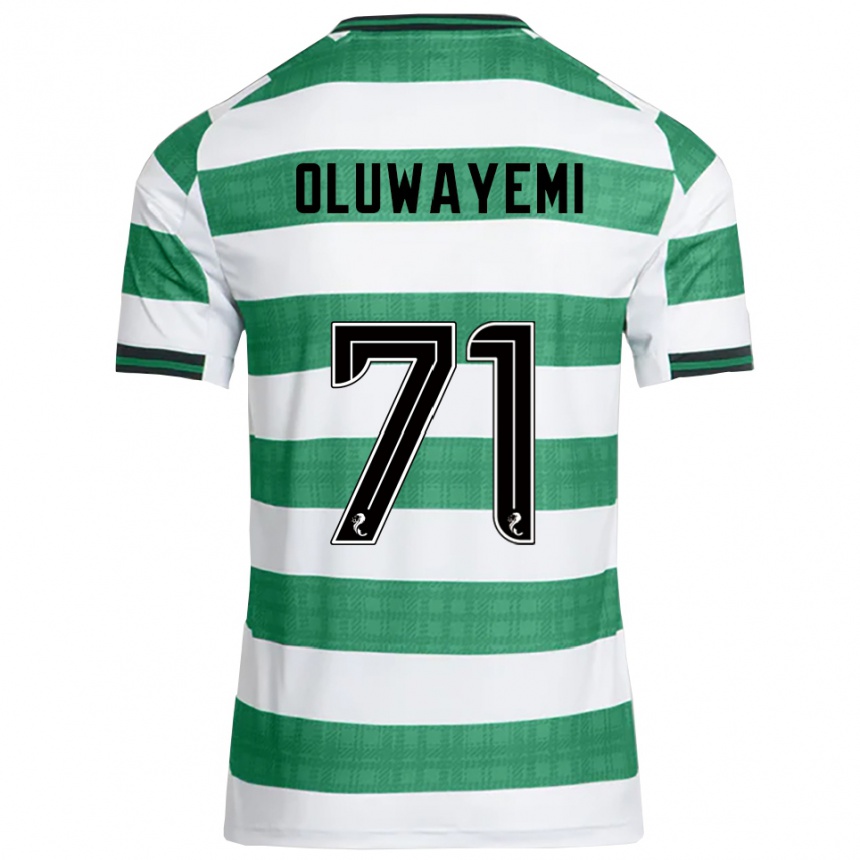 נשים כדורגל Tobi Oluwayemi #71 ירוק לבן ג'רזי ביתית 2025/26