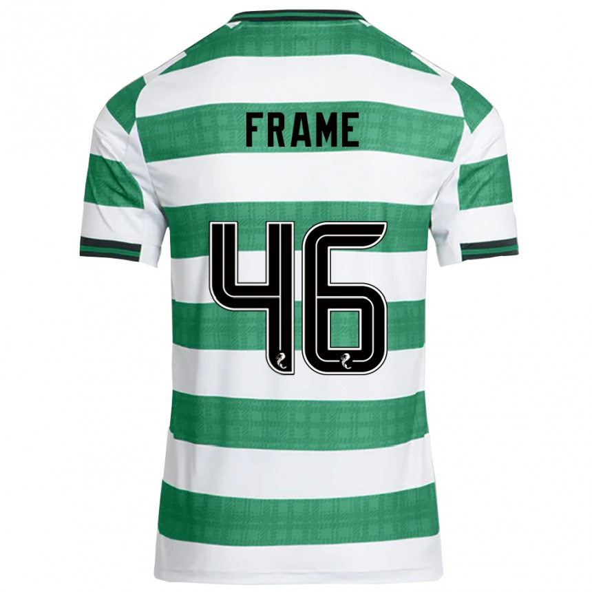 נשים כדורגל מיטשל פריים #46 ירוק לבן ג'רזי ביתית 2025/26