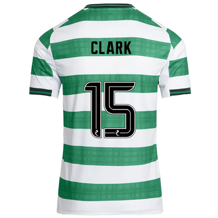 נשים כדורגל שן מנגי #15 ירוק לבן ג'רזי ביתית 2025/26