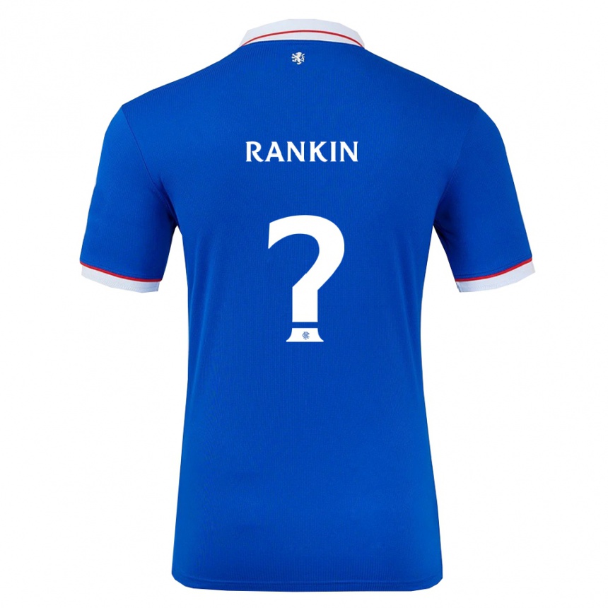 נשים כדורגל Luca Rankin #0 כחול לבן ג'רזי ביתית 2025/26