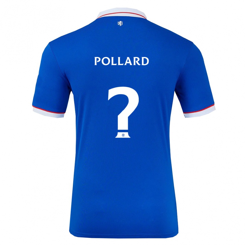 נשים כדורגל לנסלוט פולארד #0 כחול לבן ג'רזי ביתית 2025/26