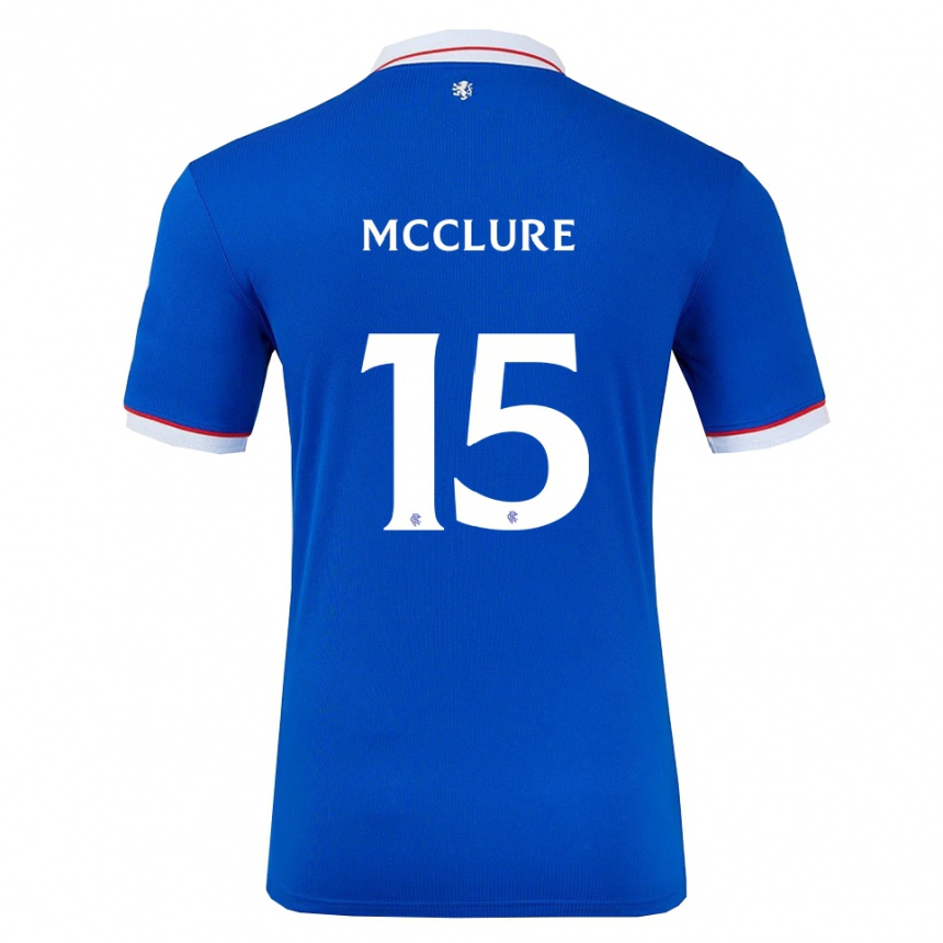 נשים כדורגל בליין מקלור #15 כחול לבן ג'רזי ביתית 2025/26