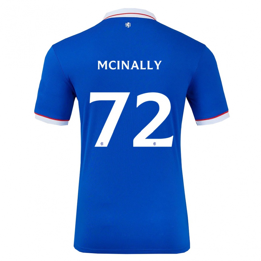 נשים כדורגל דארן מקינלי #72 כחול לבן ג'רזי ביתית 2025/26