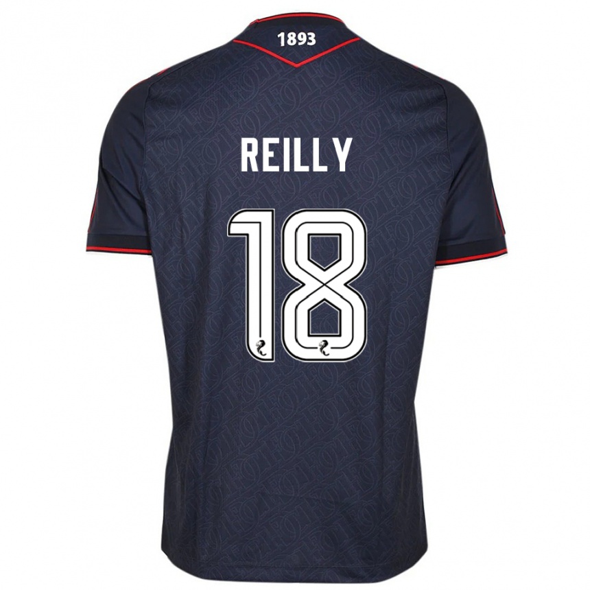 נשים כדורגל צ'ארלי ריילי #18 כחול נייבי לבן ג'רזי ביתית 2025/26