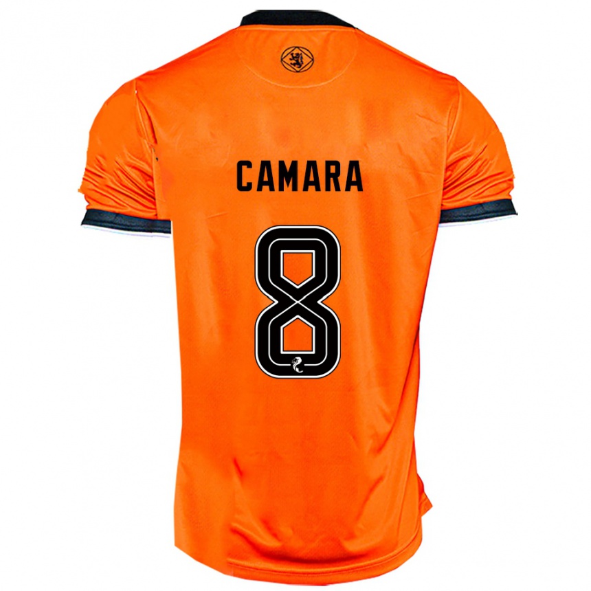 נשים כדורגל פאנוצ'ה קאמארה #8 כתום שחור ג'רזי ביתית 2025/26
