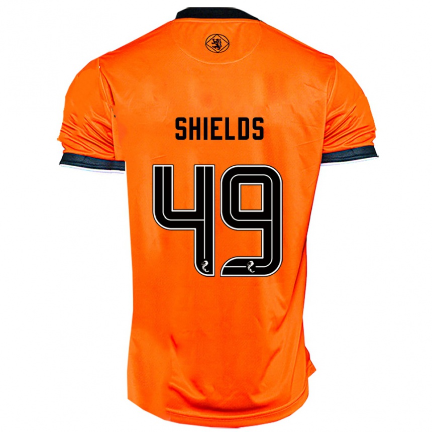 נשים כדורגל קונאל שילדס #49 כתום שחור ג'רזי ביתית 2025/26