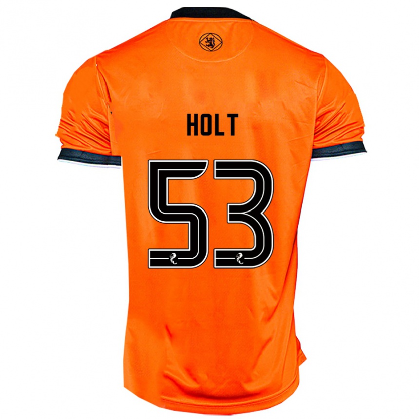 נשים כדורגל Josh Holt #53 כתום שחור ג'רזי ביתית 2025/26