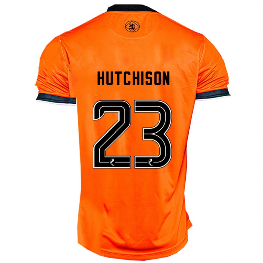 נשים כדורגל Daisy Hutchison #23 כתום שחור ג'רזי ביתית 2025/26