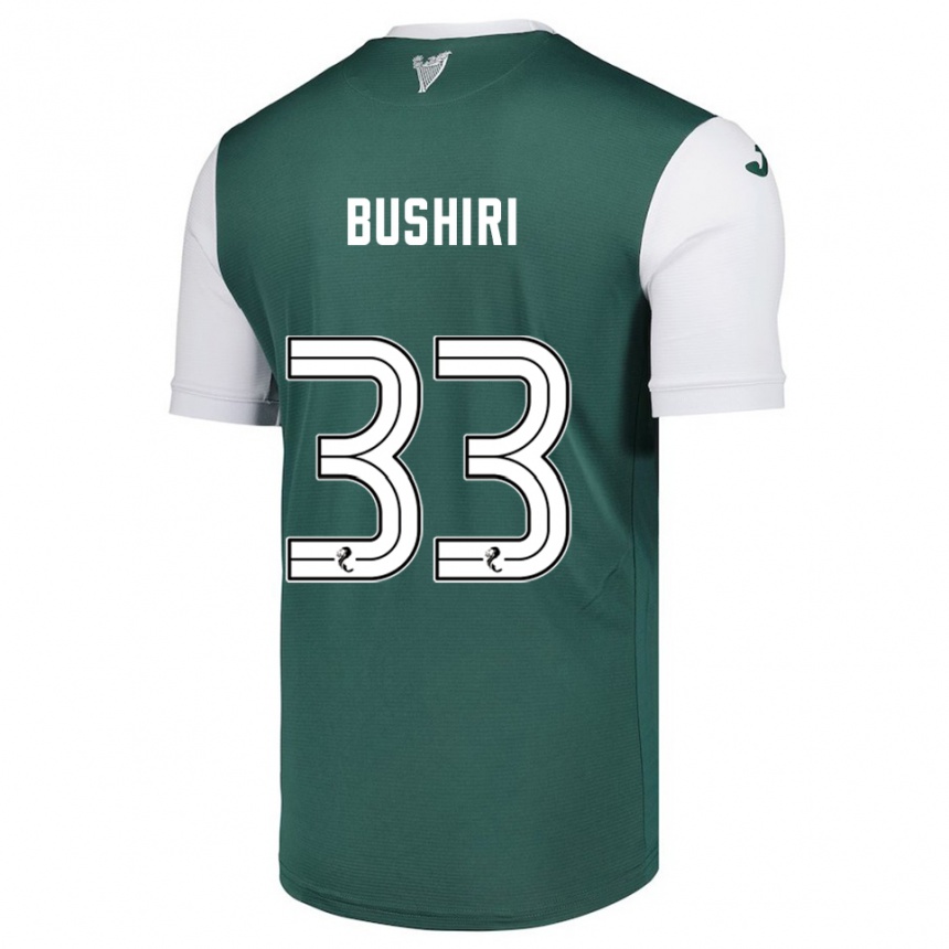 נשים כדורגל רוקי בושיר #33 ירוק לבן ג'רזי ביתית 2025/26